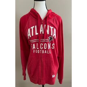Atlanta Falcons NFL women's red hoodie. Size XL.